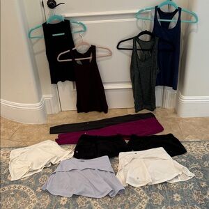 Assorted Lululemon workout